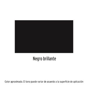 Alternative view of Pintura en aerosol, negro brillante, bote esbelto, 400 ml