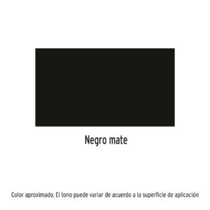 Alternative view of Pintura en aerosol, negro mate, bote esbelto, 400 ml