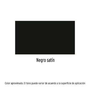 Alternative view of Pintura en aerosol, negro satín, bote esbelto, 400 ml