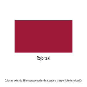 Alternative view of Pintura en aerosol, rojo taxi, bote esbelto, 400 ml