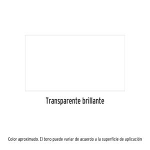 Alternative view of Pintura en aerosol,transparente brillante,bote esbelto,400ml