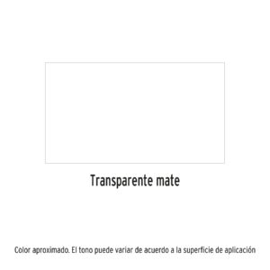 Alternative view of Pintura en aerosol, transparente mate, bote esbelto, 400 ml