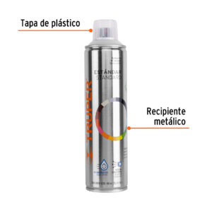 Pintura en aerosol, transparente mate, bote esbelto, 400 ml - Imagen 3