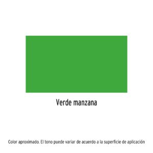 Alternative view of Pintura en aerosol, verde manzana, bote esbelto, 400 ml