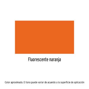 Alternative view of Pintura en aerosol, naranja neón, bote esbelto, 400 ml