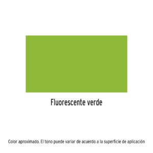 Alternative view of Pintura en aerosol, verde neón, bote esbelto, 400 ml
