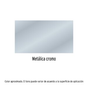 Alternative view of Pintura en aerosol, cromo metálico, bote esbelto, 400 ml