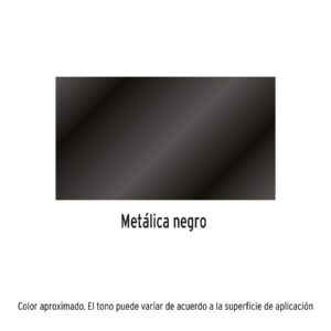 Alternative view of Pintura en aerosol, negro metálico, bote esbelto, 400 ml
