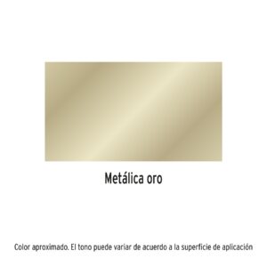 Alternative view of Pintura en aerosol, oro metálico, bote esbelto, 400 ml