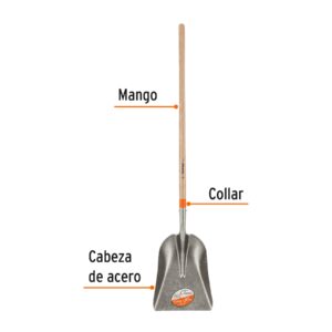 Alternative view of Pala carbonera Classic, mango largo 49', TRUPER