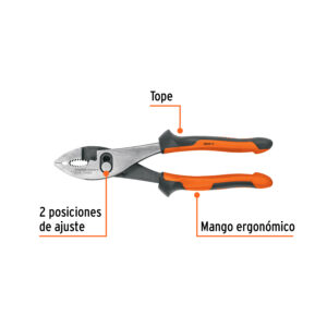 Alternative view of Pinzas de chofer 8' mango Comfort Grip, TRUPER EXPERT