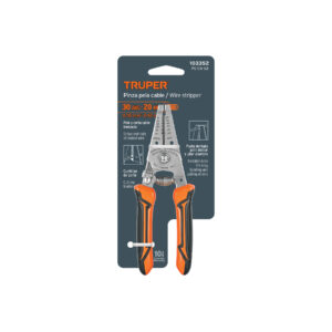 Alternative view of Pinza 6' pela cables, 30 a 20 AWG, TRUPER