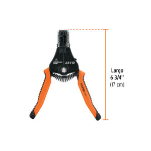 Pinza 6.5' pela cables automática, 14 a 10 AWG, TRUPER - Imagen 3