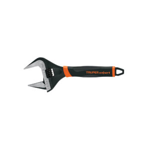 Llave ajustable (perico) 10' boca ancha Comfort Grip, EXPERT