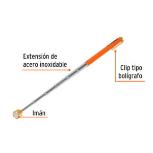 Alternative view of Imán extensible de acero inoxidable, 1.5 kg, TRUPER