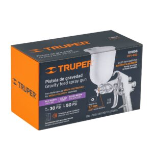 Pistola para pintar LVMP vaso plástico, 1.7 mm, TRUPER - Imagen 4
