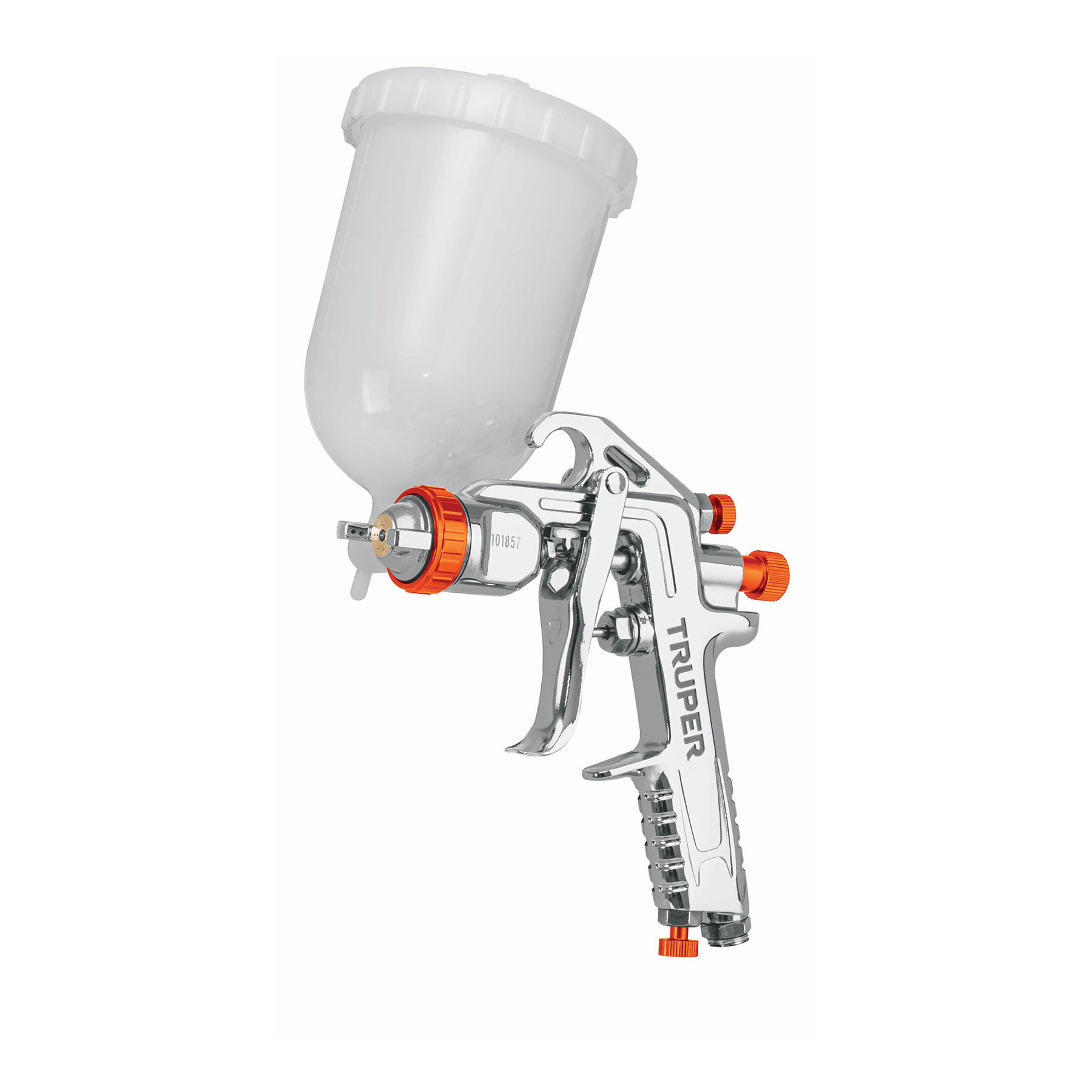 Pistola para pintar LVMP vaso plástico, 2 mm, TRUPER