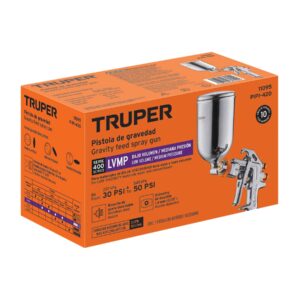 Pistola para pintar LVMP vaso aluminio, 1.4 mm, TRUPER - Imagen 6