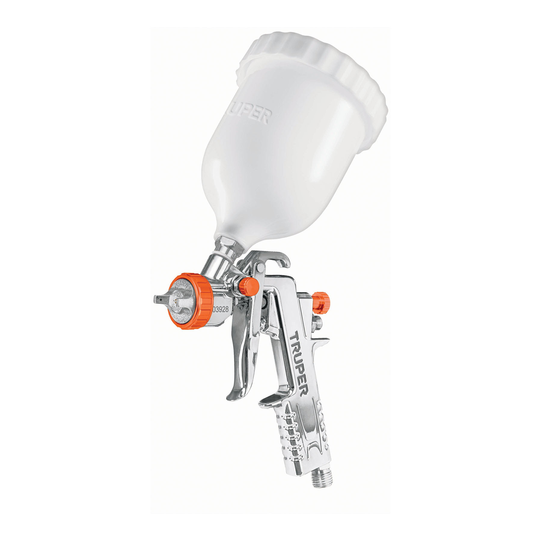 Pistola p/pintar híbrida vaso plástico,1.5mm, TRUPER