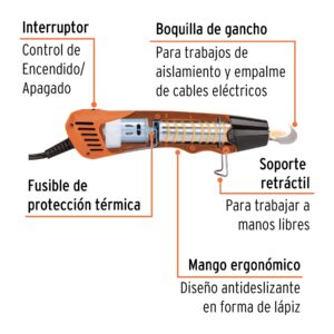 Alternative view of Mini pistola de calor 350W, TRUPER PRO