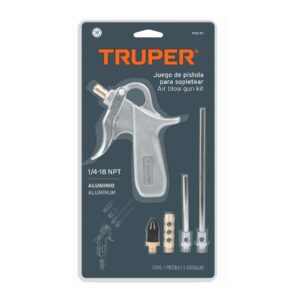 Pistola de aluminio para sopletear, 5 boquillas, TRUPER - Imagen 3