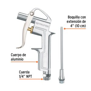 Alternative view of Pistola de aluminio para sopletear, boquilla ext 4',TRUPER