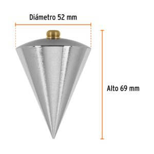 Plomada de acero, 16 oz, TRUPER - Imagen 3