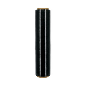 Rollo de 244m película plástica negra playo, 18', cal 50
