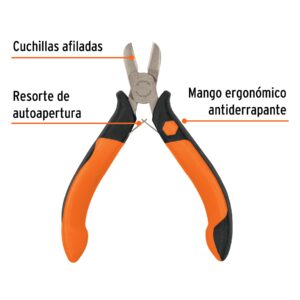 Alternative view of Mini pinza de corte diagonal 4' mango Comfort Grip, TRUPER