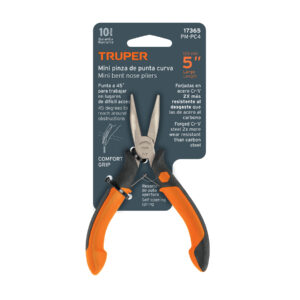 Mini pinza de punta curva 5' mango Comfort Grip, TRUPER - Imagen 4