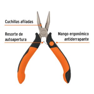 Alternative view of Mini pinza de punta y corte 5' mango Comfort Grip, TRUPER
