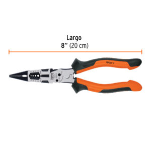 Pinza multiuso 8' punta larga, comfort grip, TRUPER expert - Imagen 3