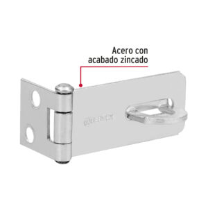Alternative view of Portacandado de acero galvanizado 1-3/4', HERMEX