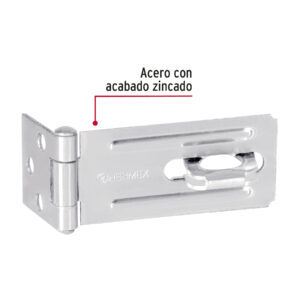 Alternative view of Portacandado de acero galvanizado 3-1/4', HERMEX