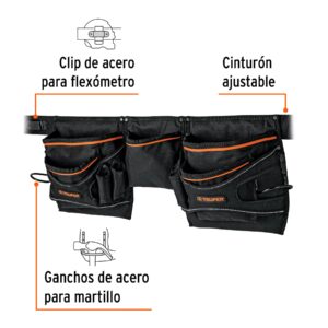 Alternative view of Porta herramientas de poliéster, 20 compartimentos, TRUPER