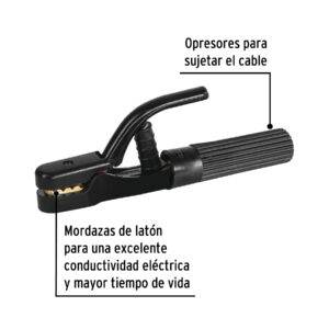 Pinza porta electrodos de 500 Amperes, PRETUL - Imagen 2