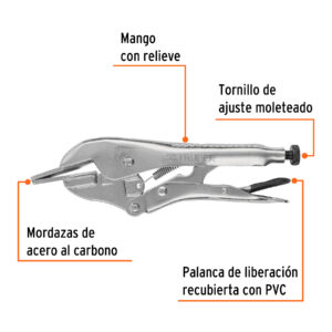 Alternative view of Pinza de presión 8' hojalatera, TRUPER