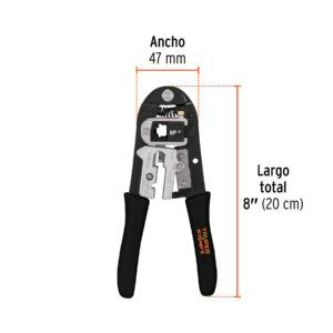 Alternative view of Pinza 8' ponchadora, módulos intercambiables, TRUPER