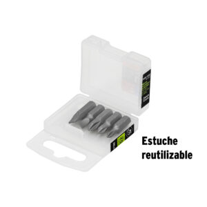 Alternative view of Estuche con 5 puntas de cruz y planas largo 1', EXPERT