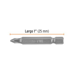 Estuche con 5 puntas de cruz PH1 largo 2', TRUPER EXPERT - Imagen 3