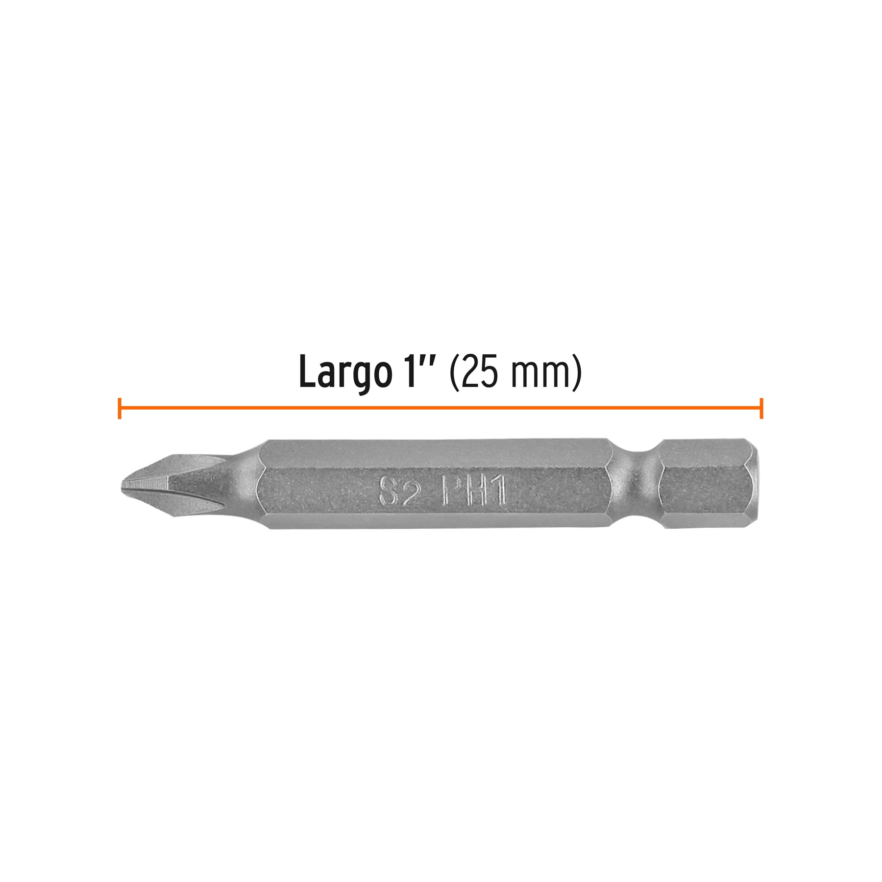 Estuche con 5 puntas de cruz PH1 largo 2', TRUPER EXPERT - Imagen 3