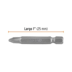 Estuche con 5 puntas de cruz PH2 largo 2', TRUPER EXPERT - Imagen 3