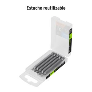 Estuche con 5 puntas de cruz PH0 largo 3', TRUPER EXPERT - Imagen 4