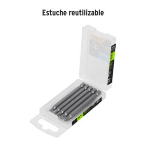 Estuche con 5 puntas de cruz PH1 largo 3', TRUPER EXPERT - Imagen 4