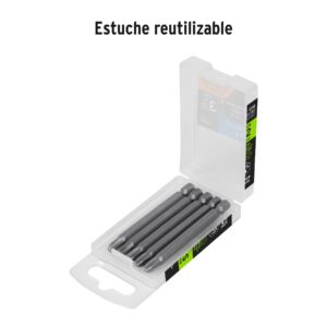 Estuche con 5 puntas de cruz PH3 largo 3', TRUPER EXPERT - Imagen 4