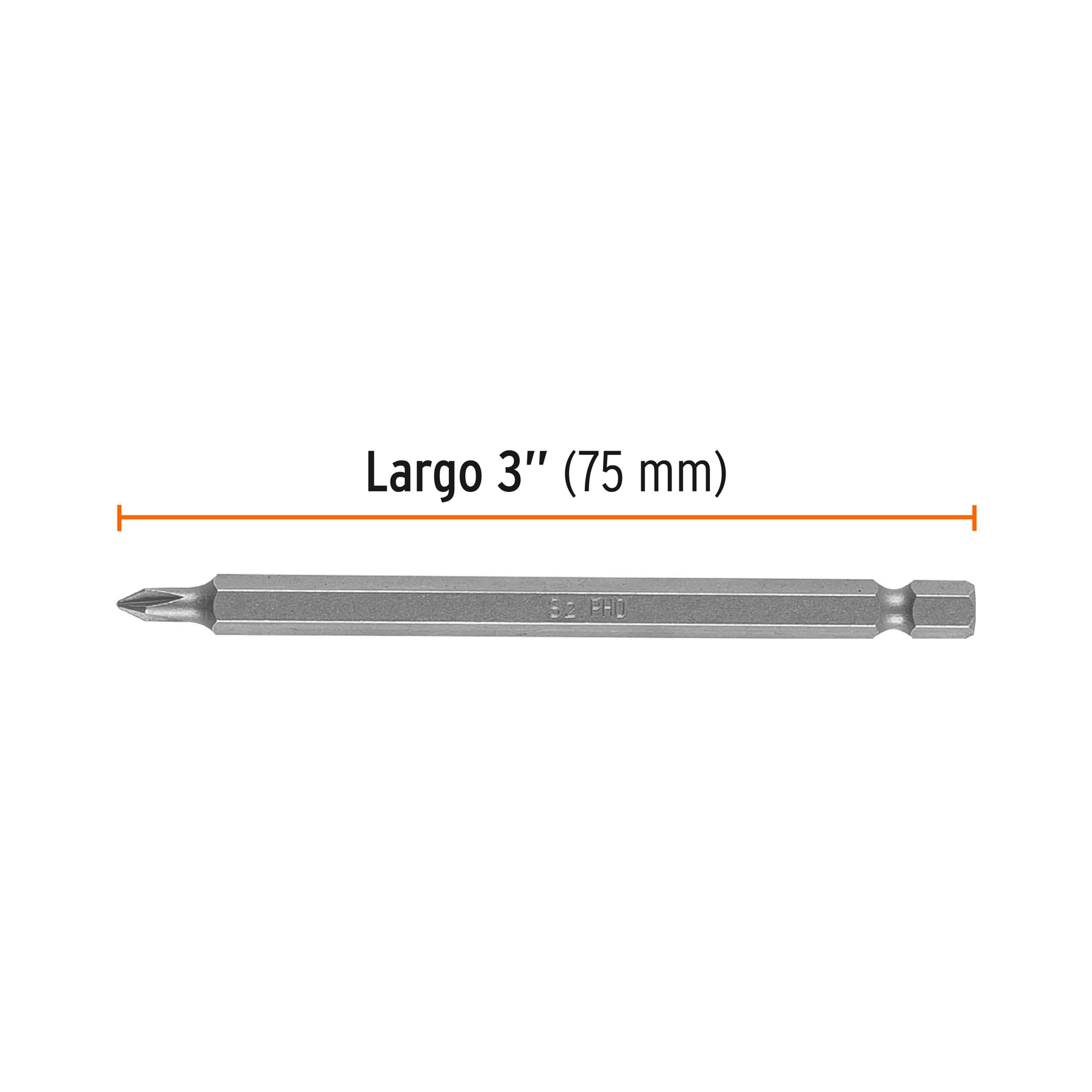 Estuche con 5 puntas de cruz PH0 largo 4', TRUPER EXPERT - Imagen 3