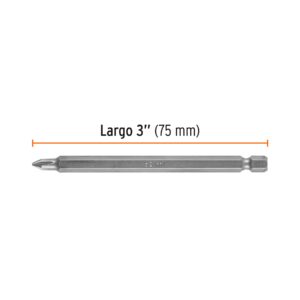 Estuche con 5 puntas de cruz PH1 largo 4', TRUPER EXPERT - Imagen 3