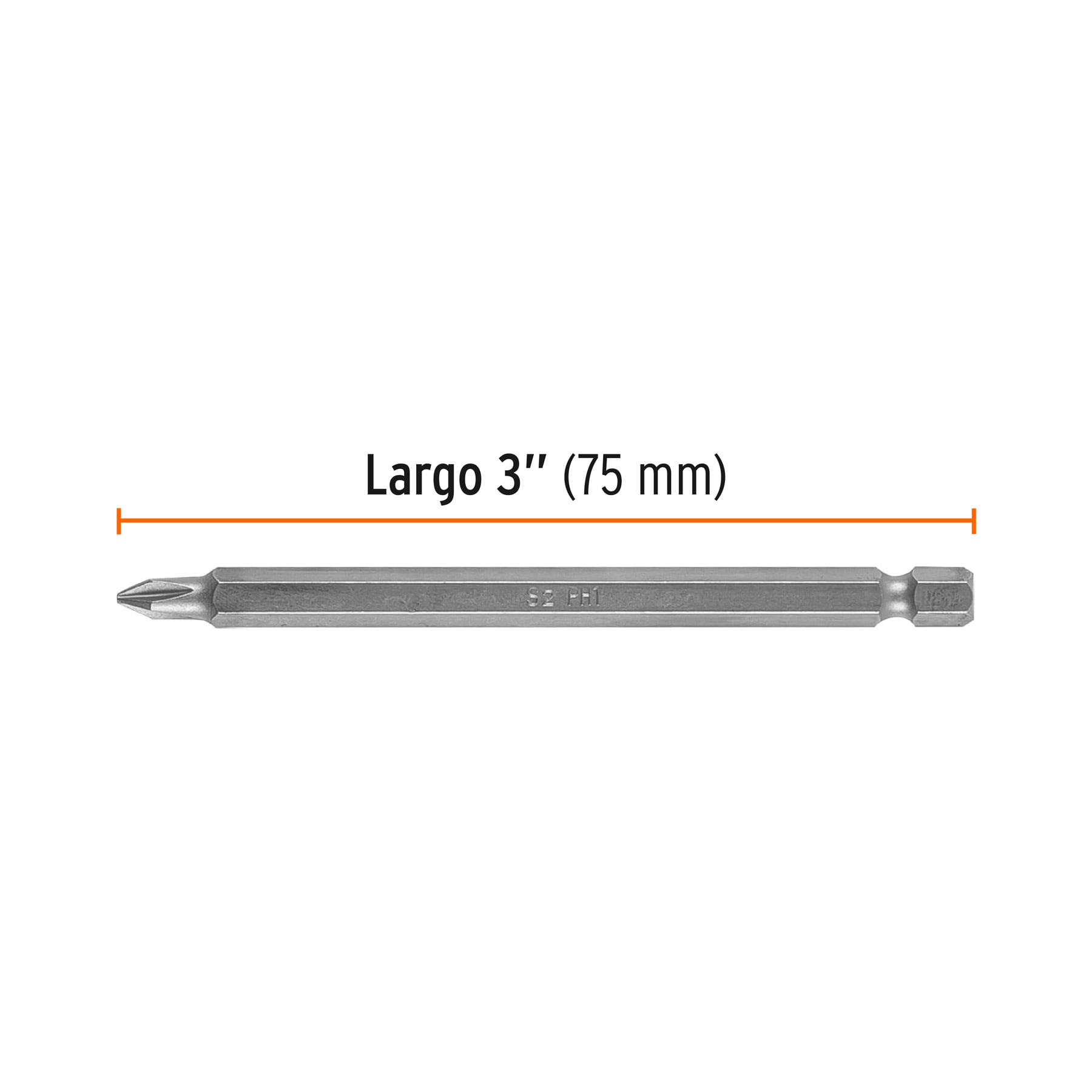 Estuche con 5 puntas de cruz PH1 largo 4', TRUPER EXPERT - Imagen 3
