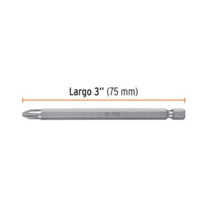 Estuche con 5 puntas de cruz PH2 largo 4', TRUPER EXPERT - Imagen 3