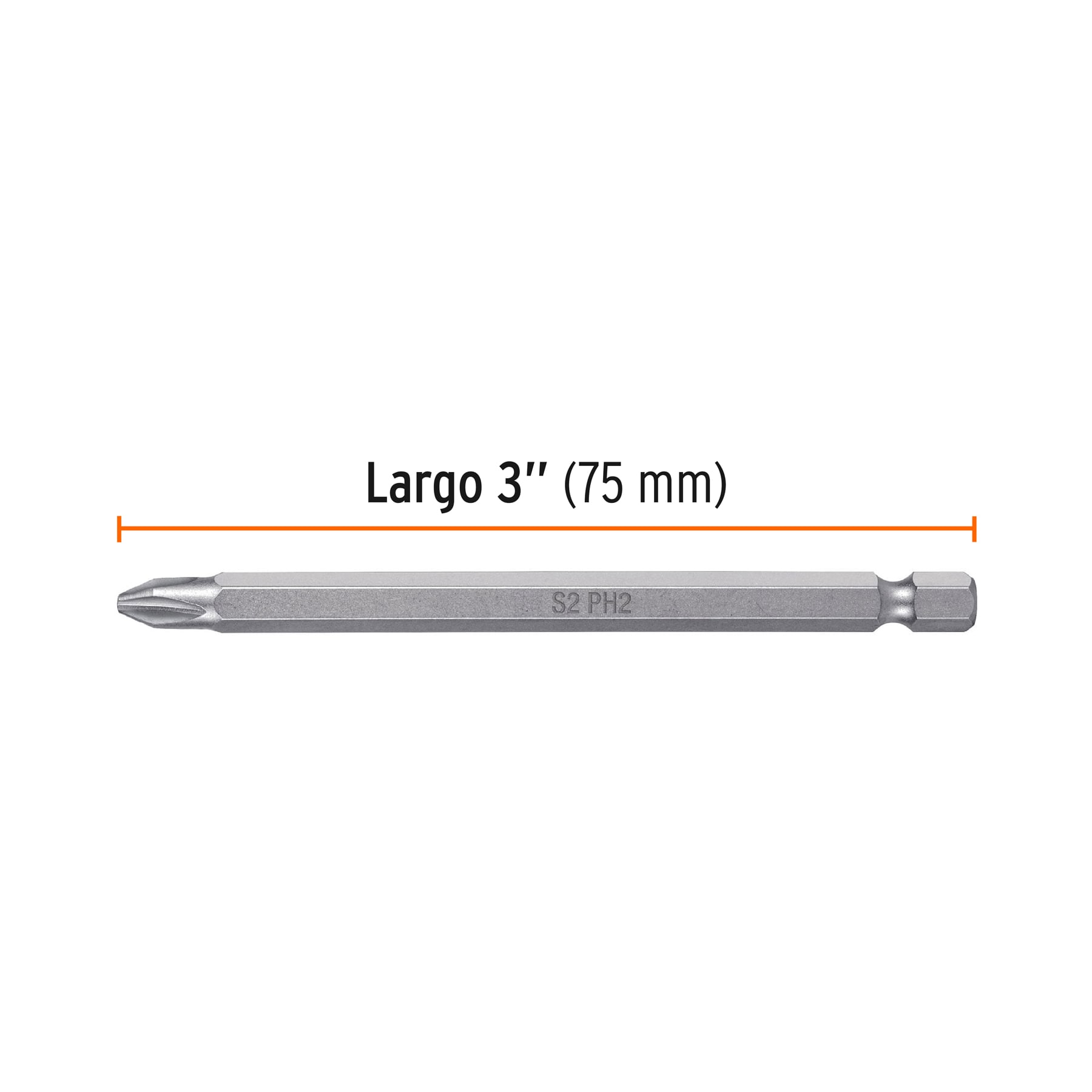 Estuche con 5 puntas de cruz PH2 largo 4', TRUPER EXPERT - Imagen 3